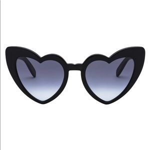 Saint Laurent Heart Shaped Sunglasses